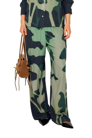 Pantalon tie and dye - Vert