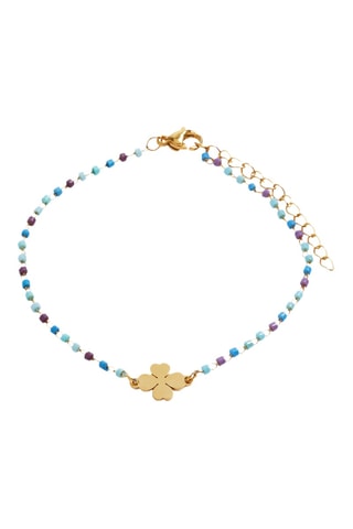 Bracelet - Doré et turquoise
