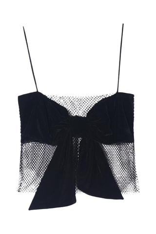 Top - Nero e argentato