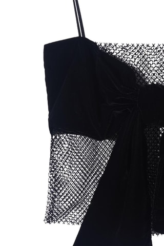 Top - Nero e argentato