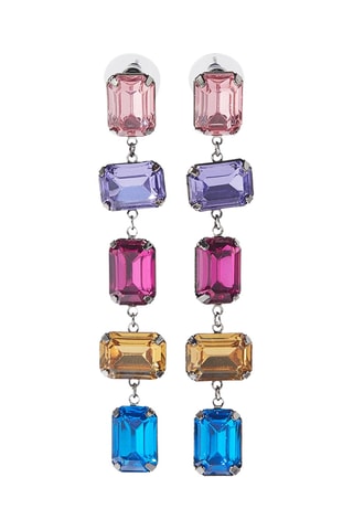 Orecchini - Rosa e viola