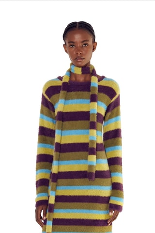 Echarpe - Jaune et violet