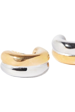 Créoles - Doré et argenté