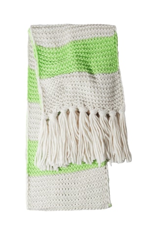 Echarpe - Blanc et vert