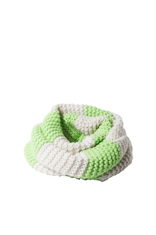 Echarpe - Blanc et vert