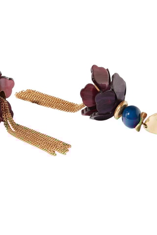 Orecchini - Dorato e viola