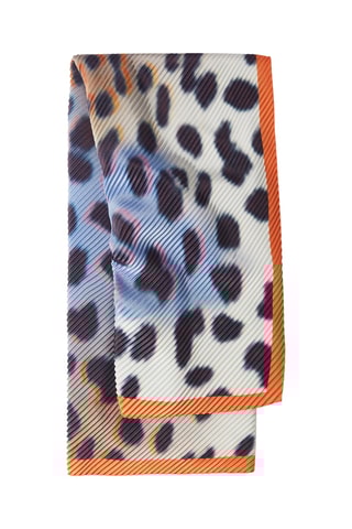 Foulard - Bleu clair et orange