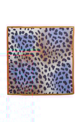 Foulard - Bleu clair et orange