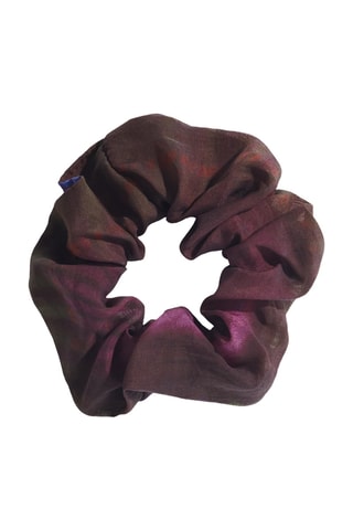 Chouchou dip and dye - Violet et bleu clair