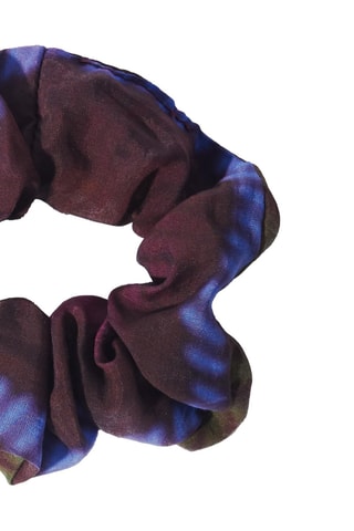 Chouchou dip and dye - Violet et bleu clair