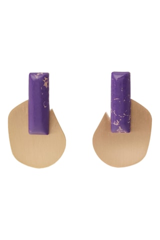 Boucles d’oreilles - Marron clair