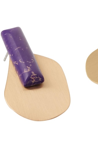 Boucles d’oreilles - Marron clair