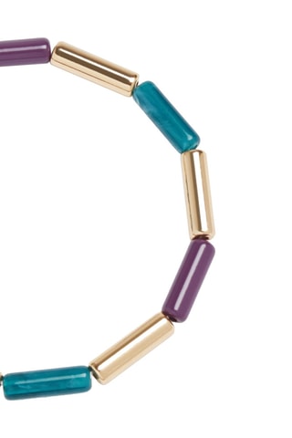 Bracelet - Doré et violet
