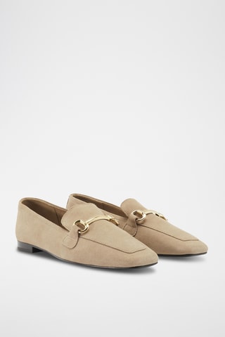 Ballerines en nubuck - Beige