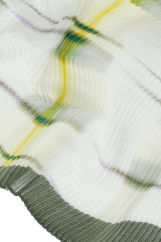 Echarpe tie and dye - Ecru et kaki