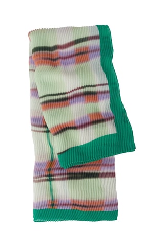 Echarpe tie and dye - Vert émeraude et vert d’eau