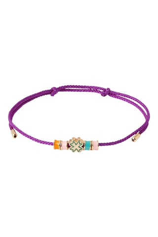 Bracelet - Violet et rose poudré