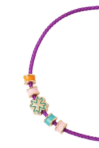 Bracelet - Violet et rose poudré