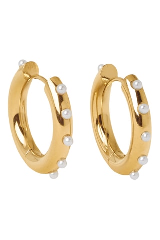 Créoles - Doré et blanc