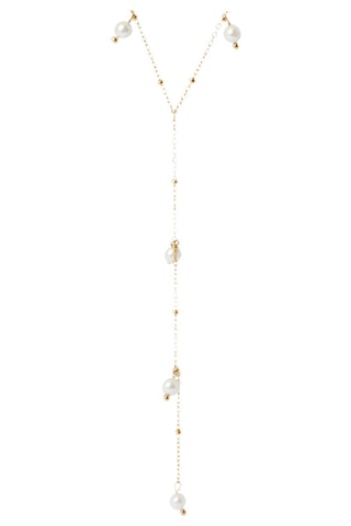 Collier - Doré et blanc