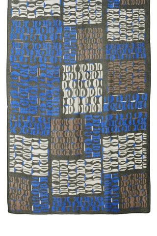 Echarpe - Indigo et taupe