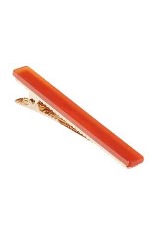 Pince à cheveux - Doré et orange