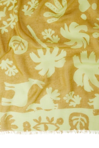 Echarpe - Moutarde et jaune