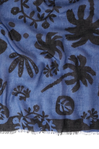 Echarpe - Indigo et noir