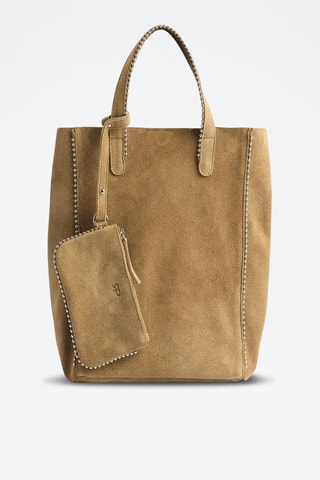 Cabas en nubuck - Beige