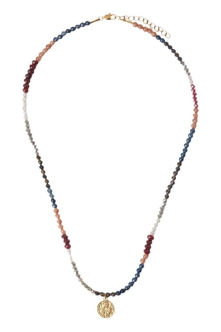 Collier - Doré et bleu marine