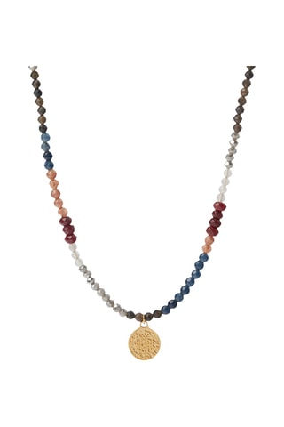 Collier - Doré et bleu marine