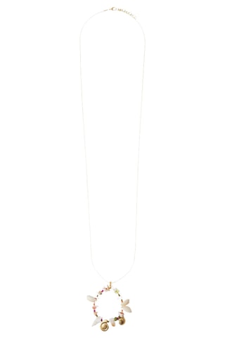 Collier - Doré et blanc