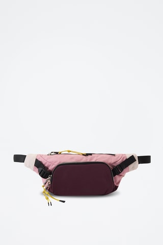 Sac banane - Bordeaux et rose