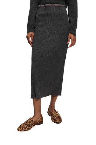 Jupe midi - Anthracite