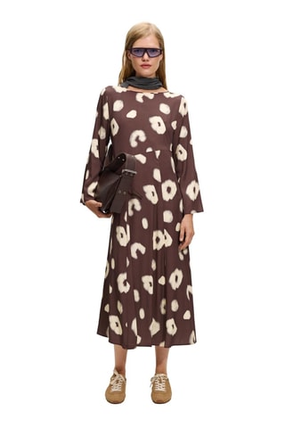 Robe patineuse - Marron