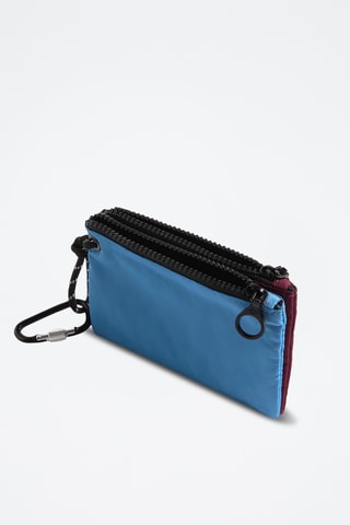 Pochette - Bordeaux et bleu clair