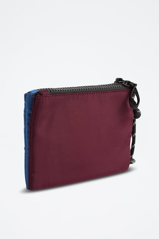 Pochette - Bordeaux et bleu clair
