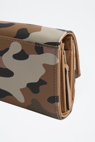 Portefeuille - Kaki et marron