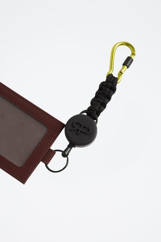 Porte-étiquette - Noir et marron