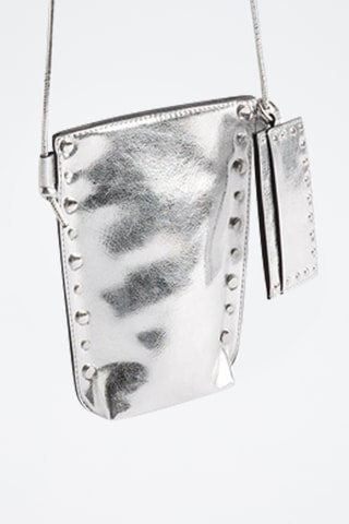 Sac bandoulière - Argenté