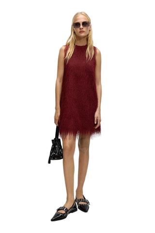 Abito taglio dritto - Rosso