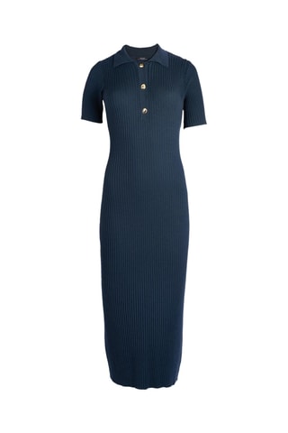 Robe fourreau - Bleu marine