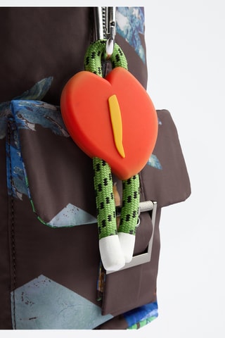 Sac porté épaule - Marron et bleu