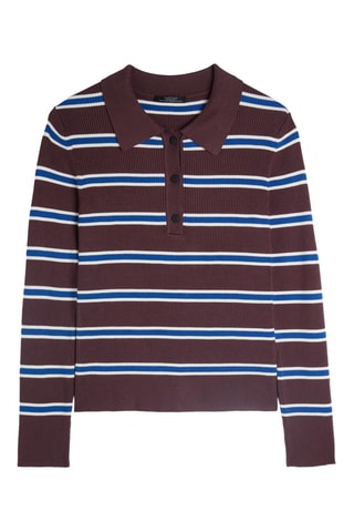 Pull - Marron et indigo