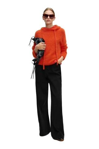 Sweat à capuche - Rouge