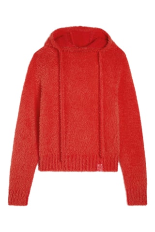 Sweat à capuche - Rouge