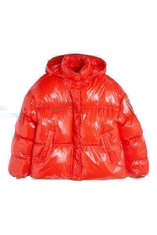 Doudoune à capuche - Rouge