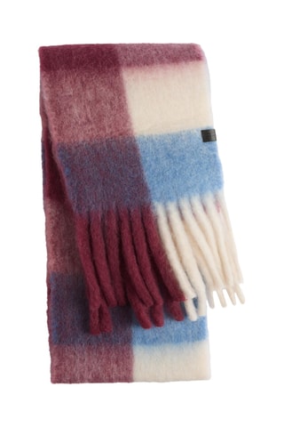 Echarpe - Bordeaux et écru