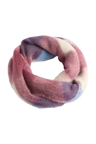 Echarpe - Bordeaux et écru