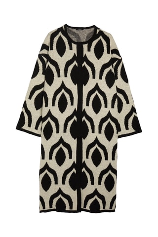 Gilet long - Noir et blanc